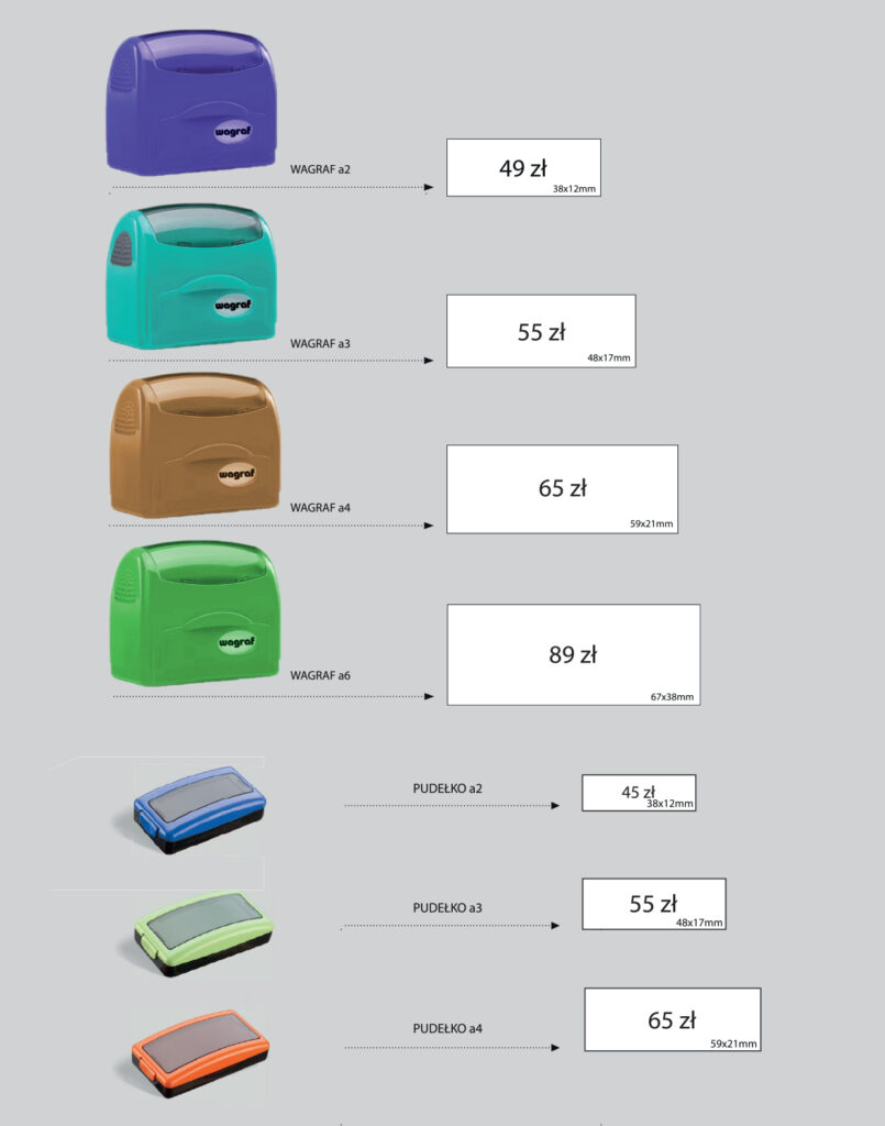 Cennik pieczątek Katowice