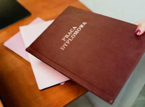 okładka pracy magisterskiej w Drukorzu