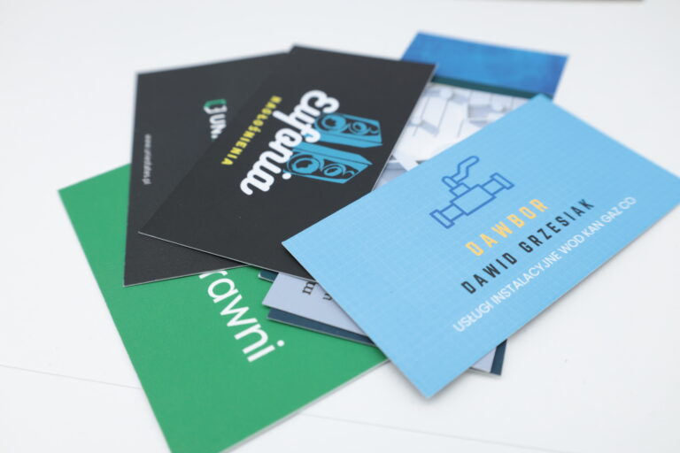 Wizytówki online zamówione w naszej drukarni