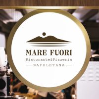 Circular sign on a glass wall mockup